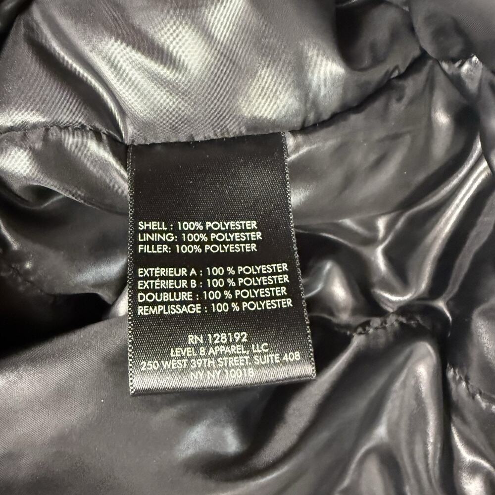 T-Tech by Tumi Mens Insulated Puffer Jacket‎ Zip Snap Black Outdoor M Gorpcore - Picture 8 of 10